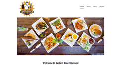 Desktop Screenshot of goldenruleseafood.com